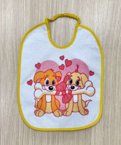 Bavetta grande plastificata neonata Roby baby