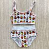 Coordinato bralette e slip bambina Art.439 Jadea