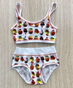 Coordinato bralette e slip bambina Art.439 Jadea