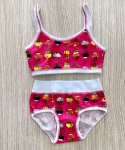 Coordinato bralette e slip bambina Art.439 Jadea