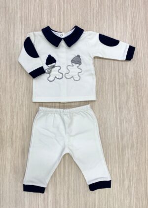 Completino due pezzi neonato C.1456 Le Chicche