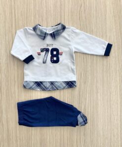 Completino due pezzi in cotone CL3600 Le Chicche