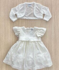 Vestina con coprispalla battesimale VE4380/C Le Chicche