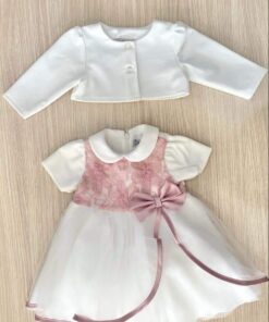 Vestina con coprispalla battesimale VE4133 GN 4134 Le Chicche