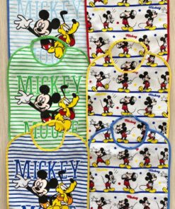 6 pack di bavetta plastificate WD 9608 Disney