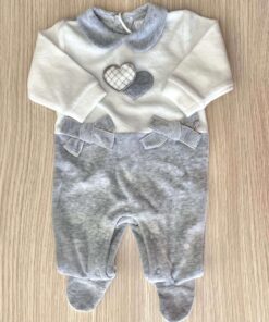 Tutina intera neonata Pastello