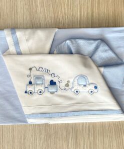 Set lenzuolino culla/carrozzina neonato EC 1976 Bruco Bruco