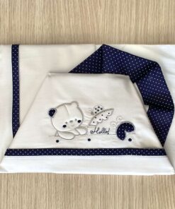 Set lenzuolino lettino/culla grande EL 1924 Bruco Bruco