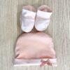 Cappellino e babbucce neonata Hophoplà