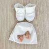 Cappellino e babbucce neonata Hophoplà
