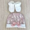Cappellino e babbucce neonata Hophoplà