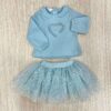 Completo due pezzi neonata/bambina I Do