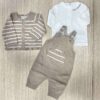 Salopette tre pezzi neonato i DO