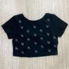 T-shirt cropped bambina/ragazza LIU•JO