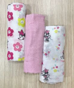 3 pack quadrati di garza WX 6104 Disney