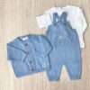 Salopette tre pezzi neonato iDO